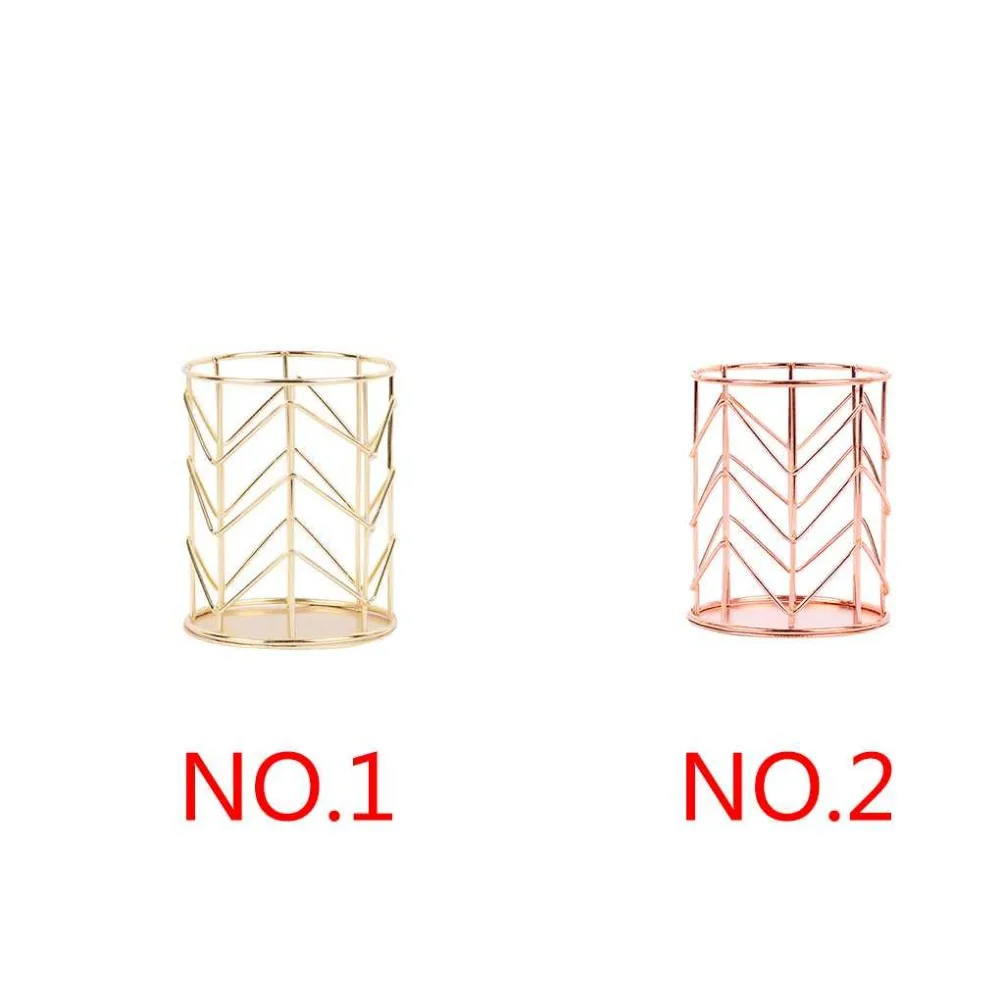 Ручка для организации коробки с отверстиями макияжа держатель кистей Органайзер