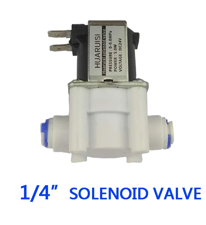 

Электрический электромагнитный клапан, магнитный, входной поток воды 24 В постоянного тока, 1/4 дюйма, Быстрый совместный доступ к водному воз...