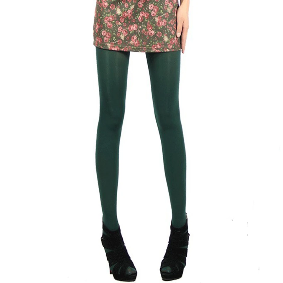 Красивые непрозрачные женские колготки пикантные теплые для ног Strumpfhose|ladies