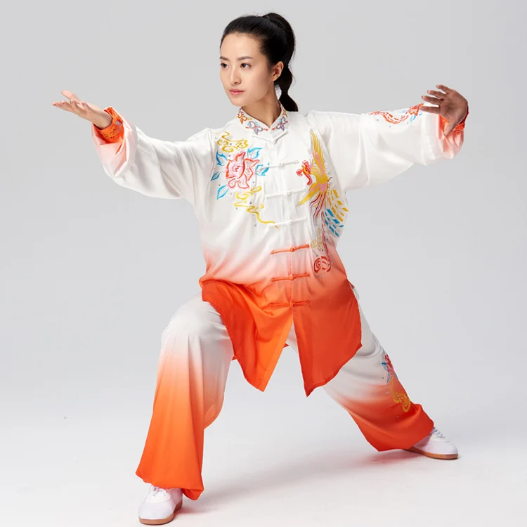 Одежда для тайчи боевые искусства костюм кунг-фу Униформа taiji одежда Qigong женщин