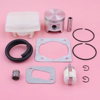 45mm piston air fuel filter kit for husqvarna 353 350 cylinder muffler gasket bearing chainsaw replace spare part