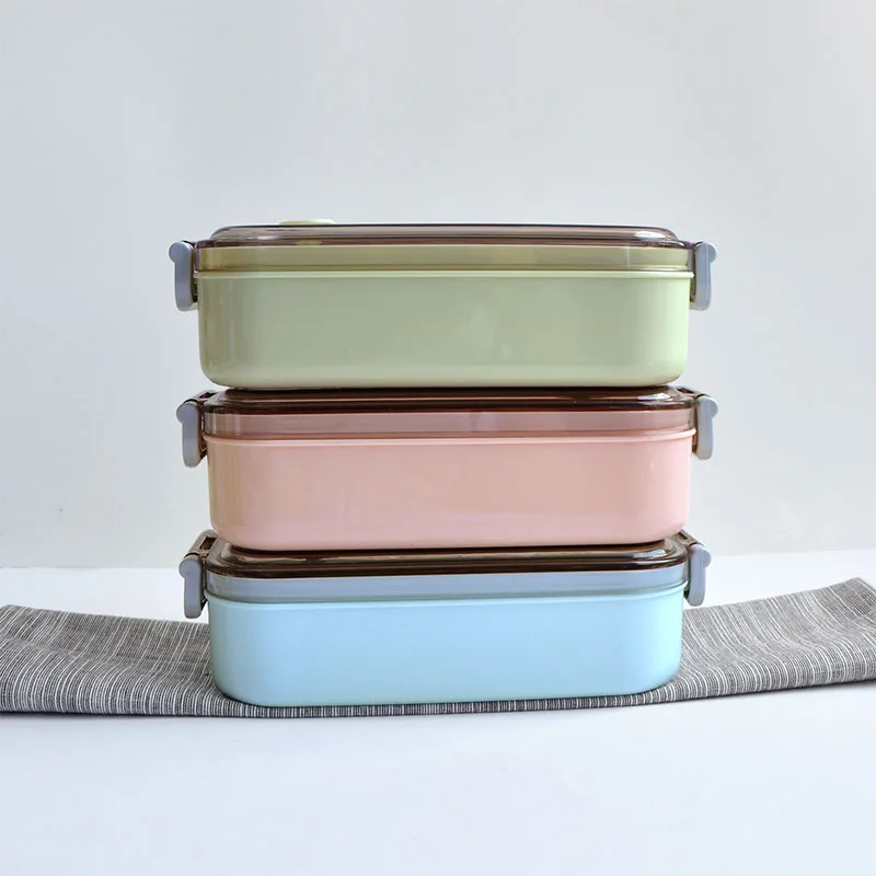 High Quality 304 Stainless Steel Bento Boxes Portable Lunch Box for Kids Adult Leak Proof Food Container Dinner Breakfast | Дом и сад