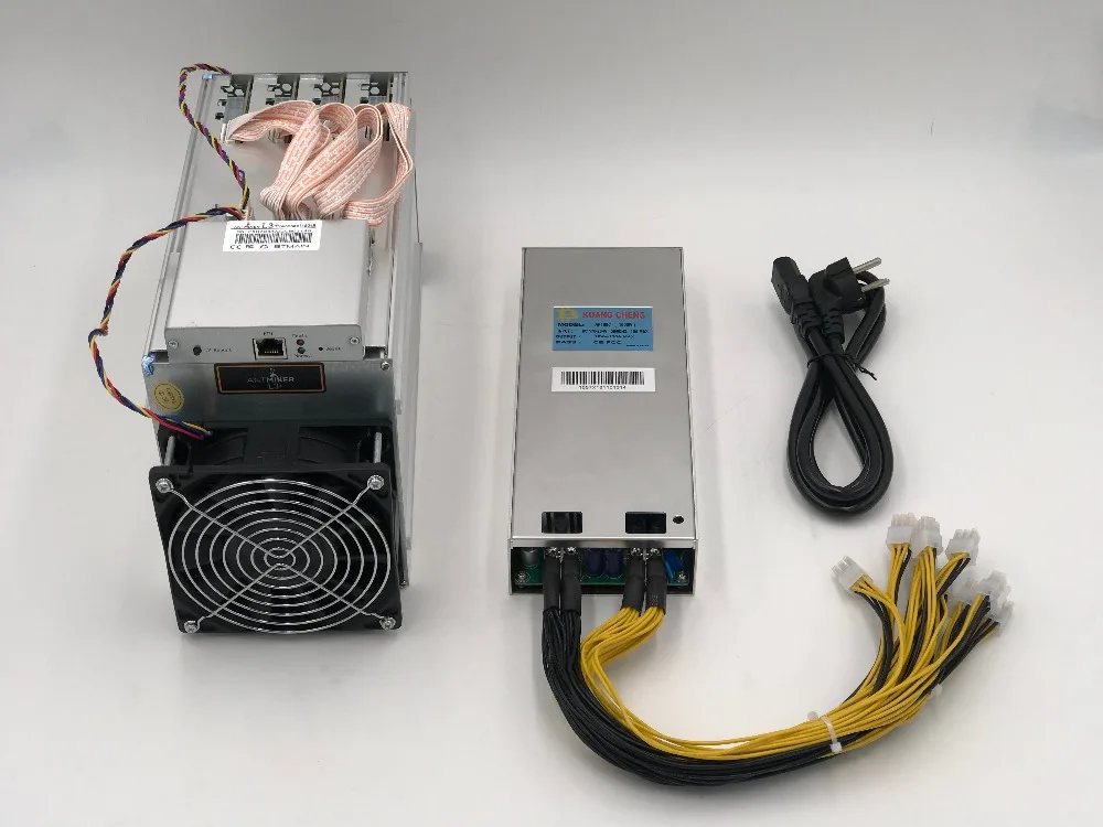Старый Майнер ltc ASIC с блоком питания (80% 90% новый) Antminer L3 + 601 MH / s LTC лучше чем a4