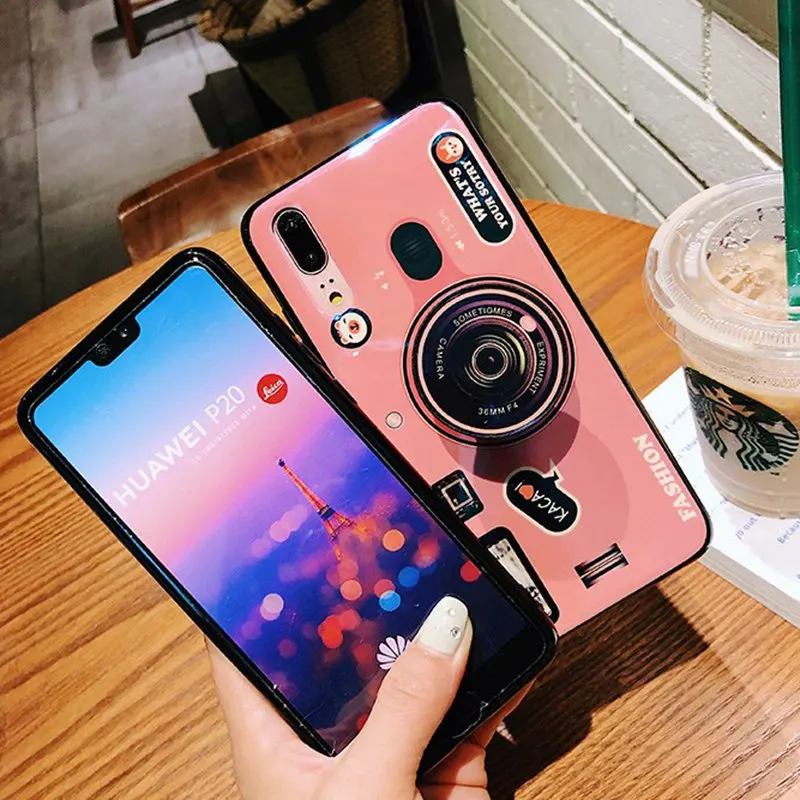 Samsung A750 A7 2018 6S J2PRO J22018 A8PLUS A9 10E J6 J7 J8 S10plus A10 A8s A50 M10 A60 A70 Camera Phone Case +Stand |