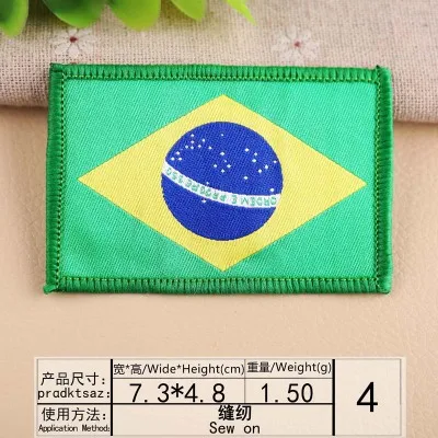 sew on США, Америка, Великобритания, Корея, Австралия, Германия, Канада, заплатка, Национальный флаг, железо/нашивка, вышитая Военная тактика, английские значки - Цвет: sew on