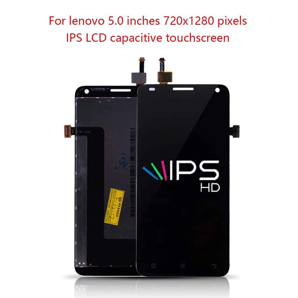 Оригинальный 5 0 &quotдисплей для Lenovo S580 LCD сенсорный экран дигитайзер сборка LENOVO