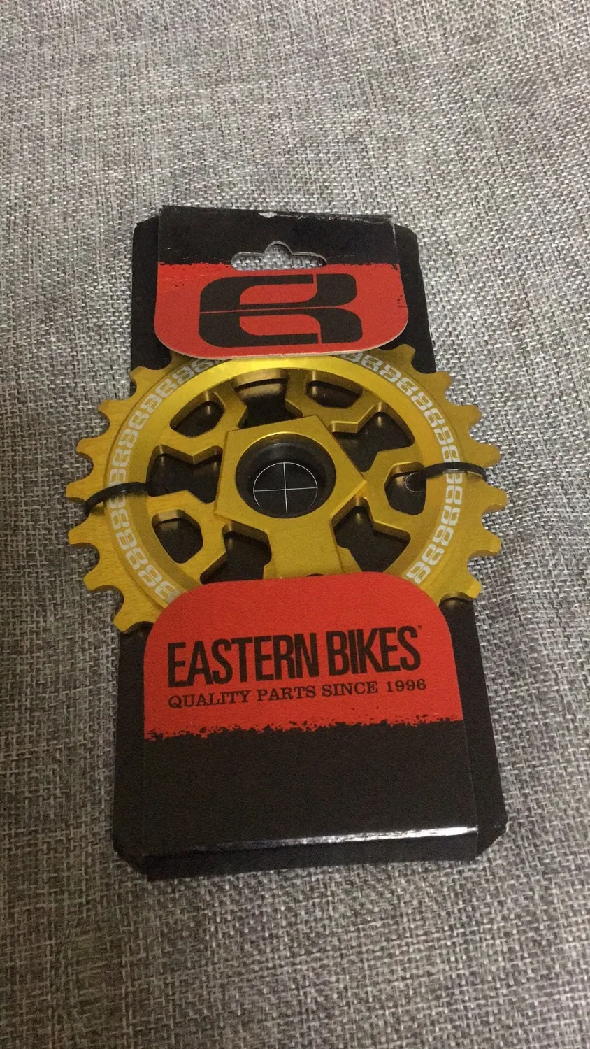 Восточная Звездочка bmx 25T полная CNC 7075-T6 Звездочка bmx звездочки Сделано в Тайване 19 мм адаптер в комплекте