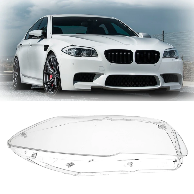 1 пара передняя левая и правая Автомобильная фара крышка объектива для Bmw 5 серии