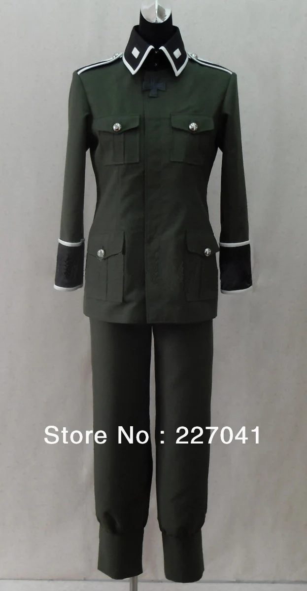 Немецкая униформа для косплея Axis Powers Hetalia бесплатная доставка|cosplay costume|uniform