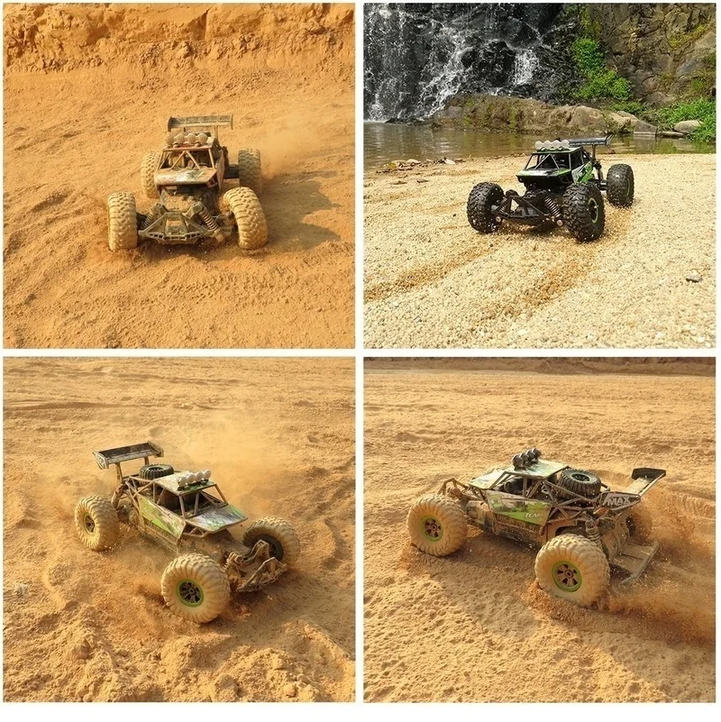 4WD RC автомобиль 20 км/ч высокоскоростной пульт дистанционного управления игрушки 1/18 RC Гусеничный альпинист внедорожный багги Грузовик электрический автомобиль