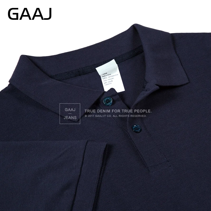 Женские и мужские футболки-поло GAAJ Свитшот в стиле унисекс деловой повседневный