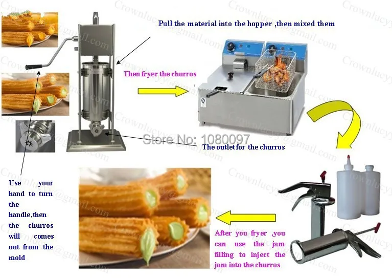 5 л машина для изготовления Чуррос + фритюрница таяльник|pot garden|pot and pan hangermachine surf |