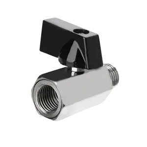 1 шт., латунный Мини-шаровой клапан Mayitr 12, 14 дюйма, BSP, внешний вид