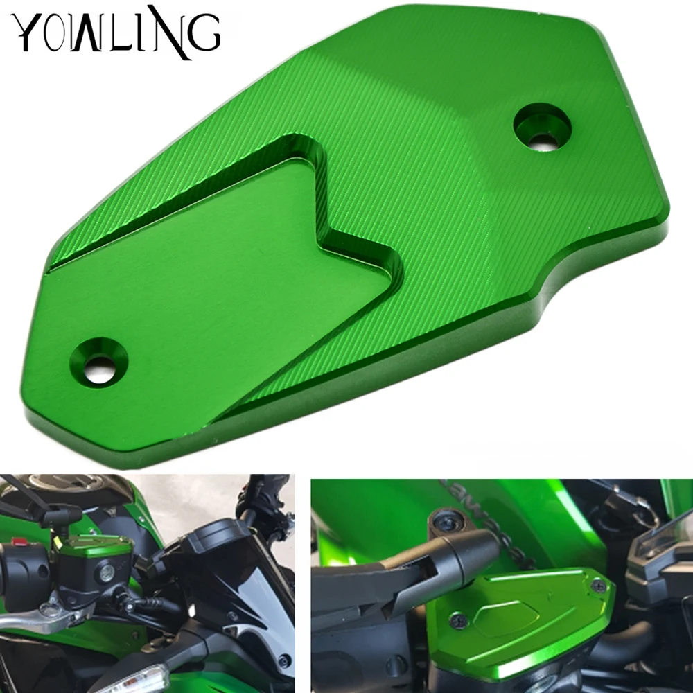 

z800 Z900 One Piece CNC Motorcycle Front Brake Reservoir Fluid Oil Cup For Kawasaki Z800 2013-2016 ER6N ER6F VERSYS 650 ninja650