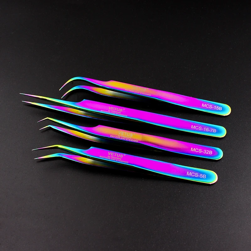 Vetus для бровей Пинцет из нержавеющей стали высокой точности объемное Наращивание