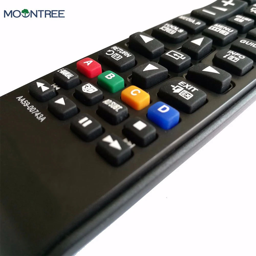 

AA59-00743A ORIGINAL remote control for Samsung tv black replacement for SAMSUNG TV 3D smart player remote controller