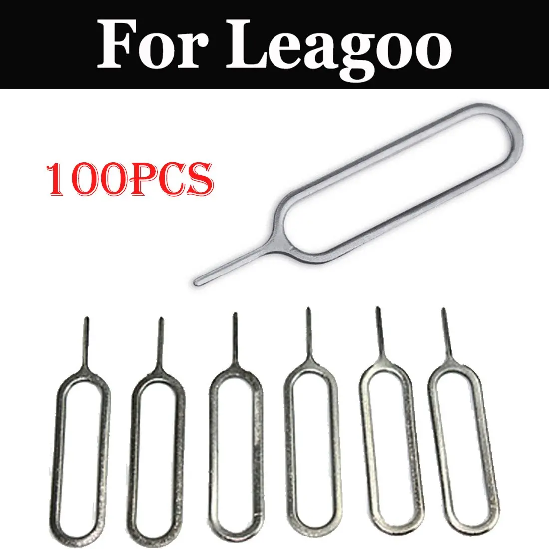 

100pcs Sim Card Needle Cell Phone Tool Tray Holder For Leagoo Shark 1 M5 M5 Plus M8 Alfa 5 Venture 1 T1 Z5 Lte M7 M5 Edge KIICAA