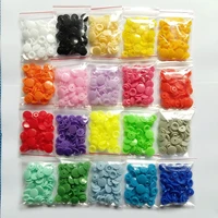 12mm round plastic snap button 100sets t5 baby clothes diaper buttons snaps fasteners clips press studs can choose the colors