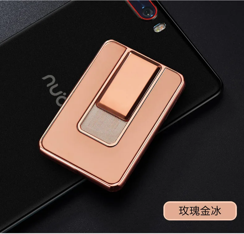 Ультра тонкие тянуть зарядка электрическая зажигалка с подключением к USB цинковый сплав тонкая плоская Зажигалка для сигарет