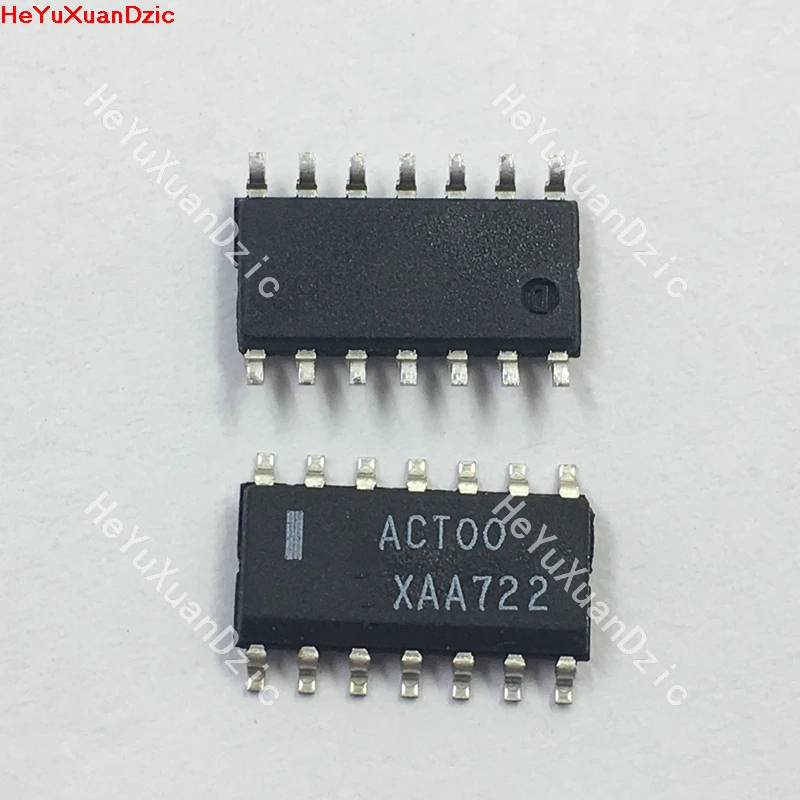 30 шт./лот MC74ACT00DR2G MC74ACT00DR2 MC74ACT00 74ACT00 ACT00 IC GATE NAND 4CH 2-INP 14SOIC новый оригинальный продукт |
