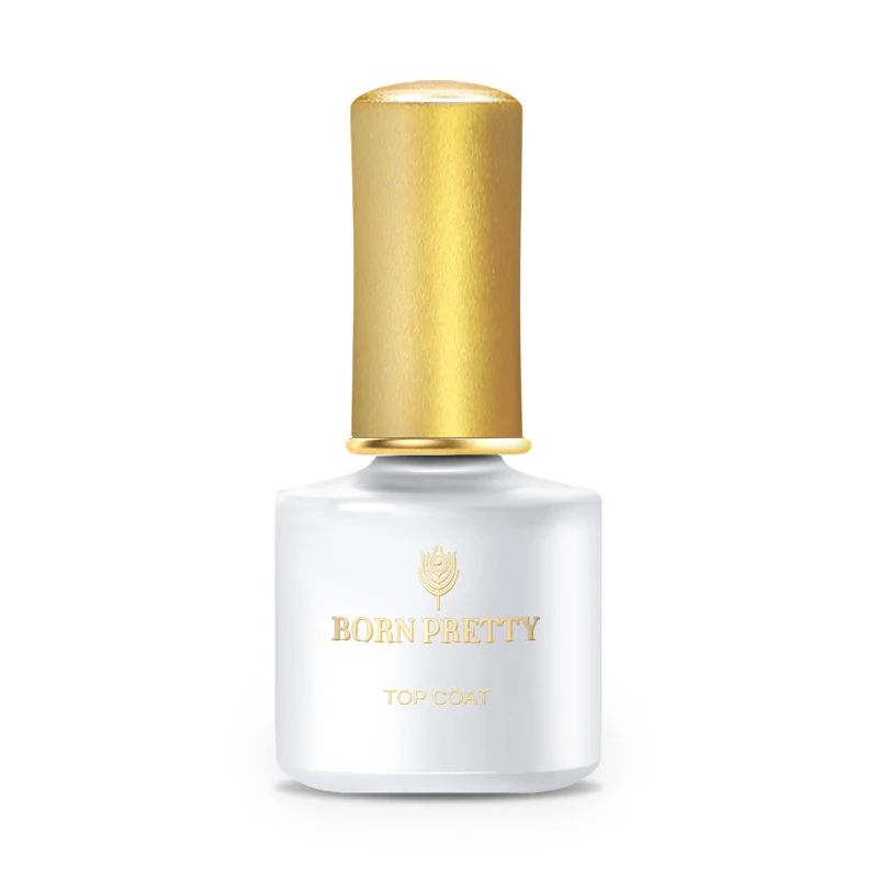Top Coat BORN PRETTY цветение гель 6 мл Белый прозрачный цветущие цветы Цветной Гель-лак для маникюра УФ-лак для ногтей - Цвет: Top Coat