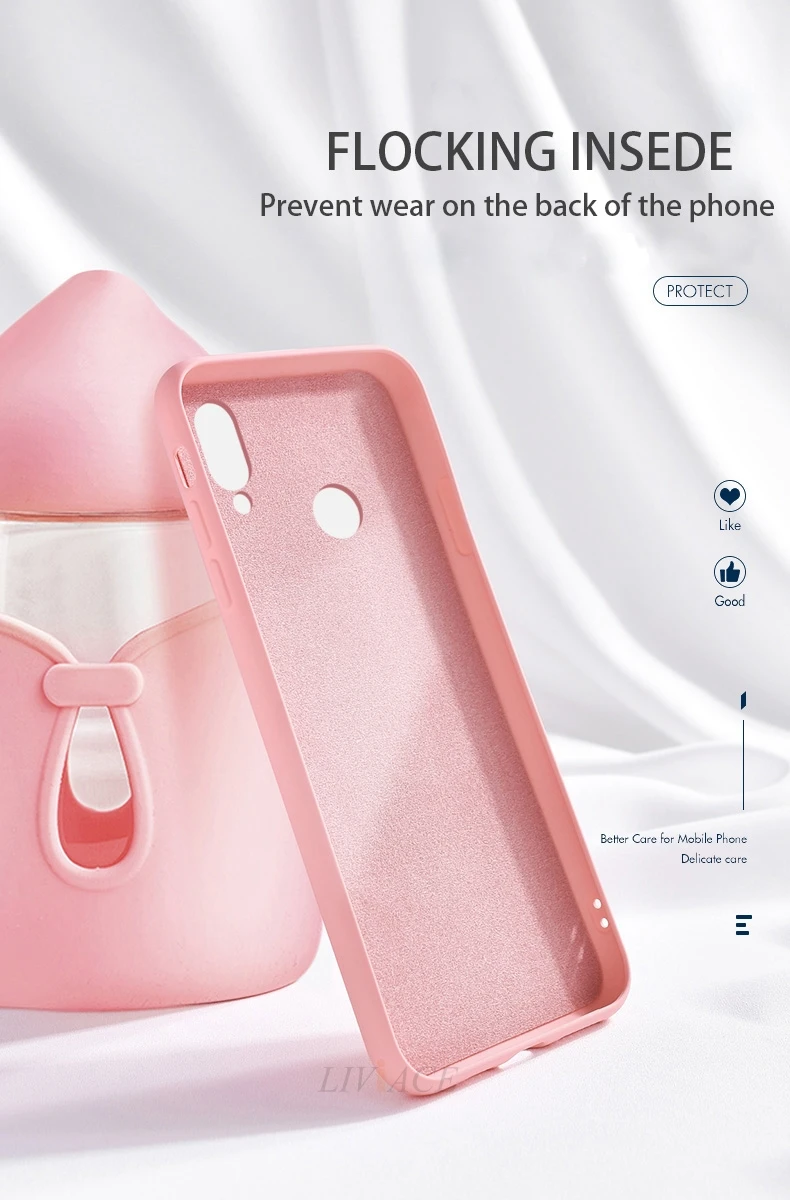 Жидкий силиконовый чехол для телефона huawei nova 5 pro 5i nova 3 3i 3e 4 4e 2s 2i 2 plus официальная качественная мягкая задняя крышка
