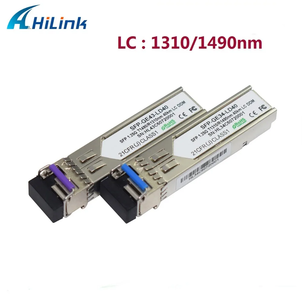 2 пара/лот 1 25G BiDi SFP 40 км нм/Нм (нм) LC/SC дополнительный волоконный Модуль DOM| |
