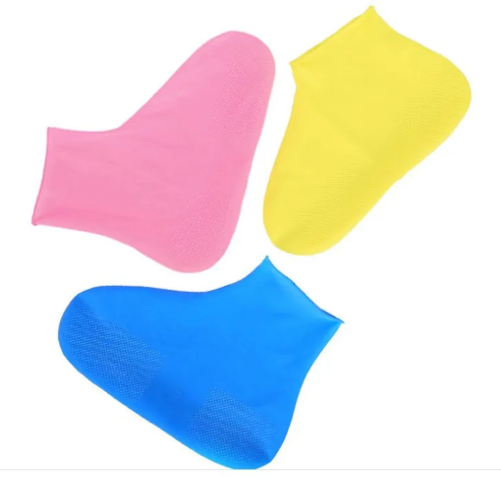 

DHL 2PCS/Set Outdoor Antiskid Waterproff Reusable Rain Coat Shoe Boots /Backpack Cover Overshoes