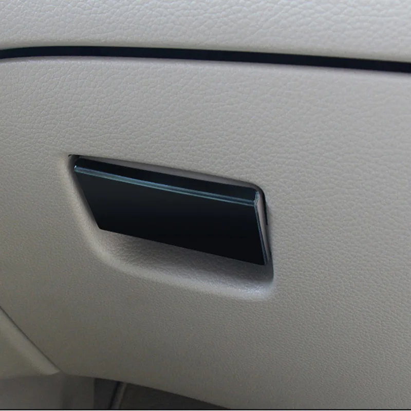 Glovebox ручка украшения блестки бардачок металлический хромированный стикер Подходит для X-trail T32 Rogue Xtrail QASHQAI J11 автомобильные аксессуары