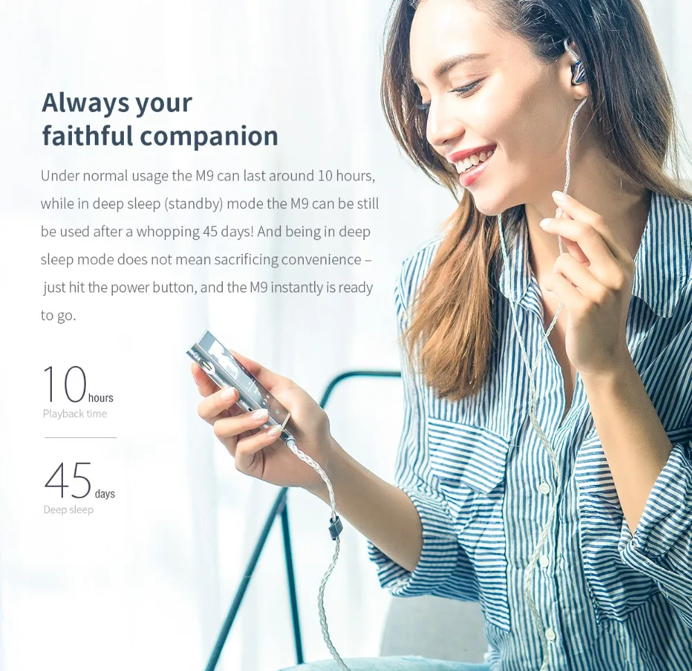 FiiO M9 HIFI сбалансированный выход портативный аудио высокого разрешения Android MP3 плеер Bluetooth без потерь Музыкальный ЦАП wifi DSD LDAC APTX