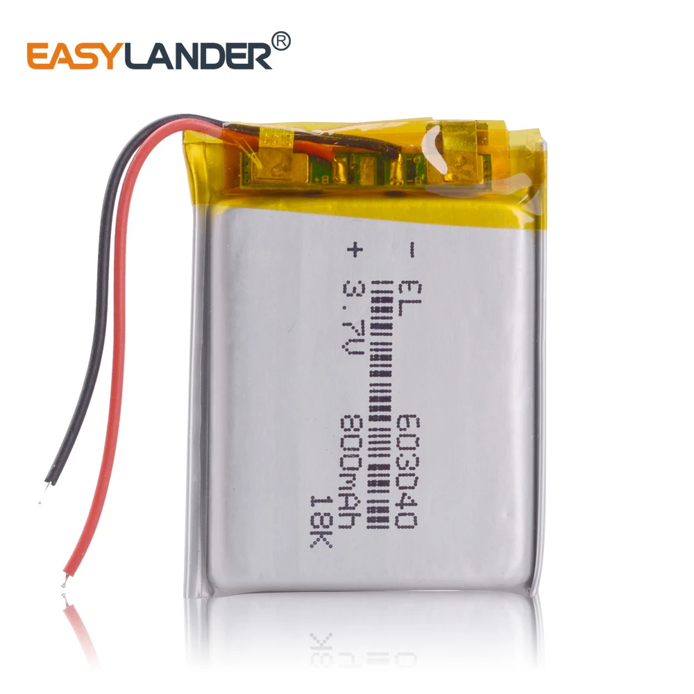3 7 V 800mAh 603040 Li-ion Lipo батарея литий-полимерный li-Po литий-ионный аккумулятор Детский