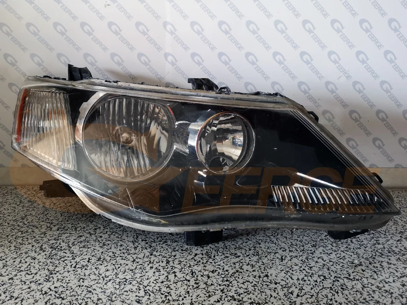Для Mitsubishi Outlander 2007 2008 2009 галогенные фары отличное Ультра яркое освещение smd комплект светодиодов «глаза ангела» DRL