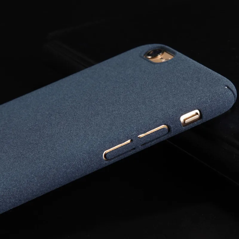 Жесткий матовый тонкий чехол для iPhone 7 6 s 8 плюс Xs X Матовый рок песок зыбучие пески