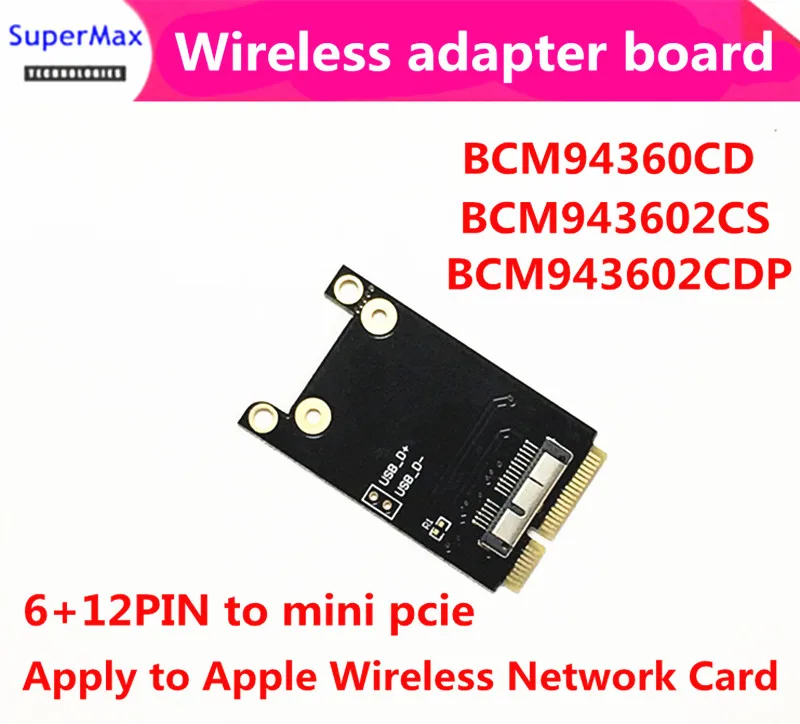 Беспроводная Wi Fi карта BCM94360CD BCM94331CSAX MINI PCI E|Сетевые карты| |