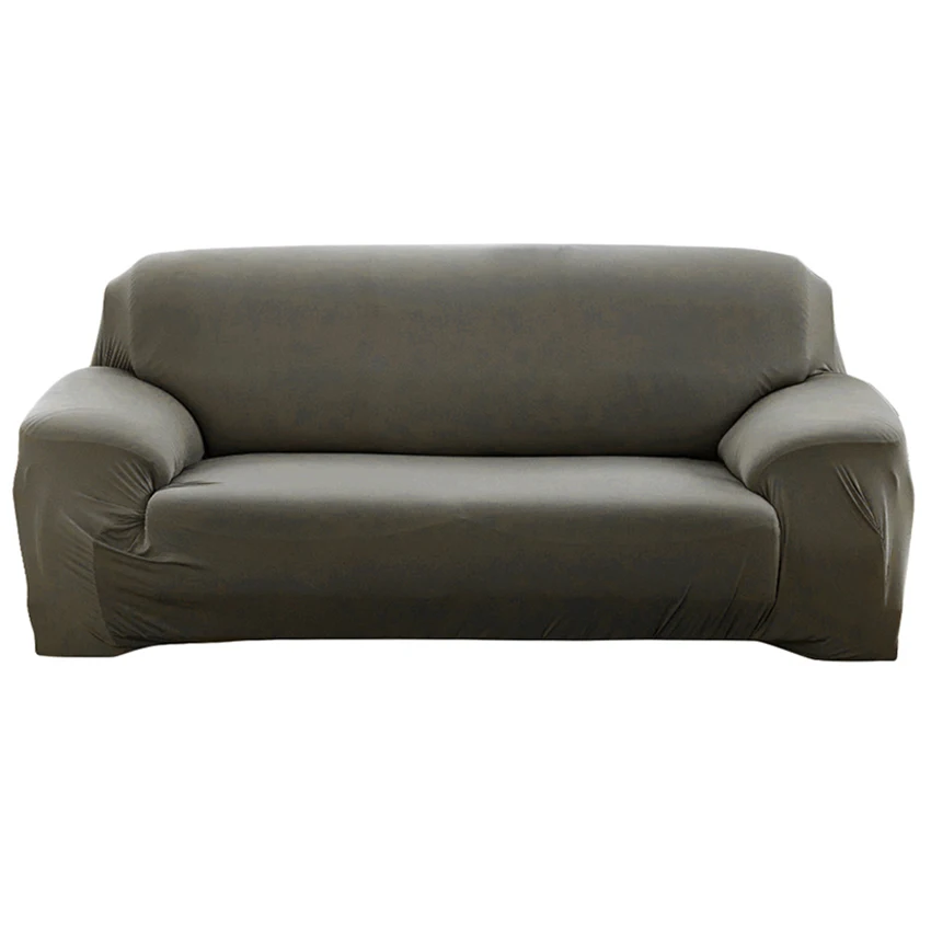 Navy Green Современные однотонные модные эластичные чехлы для диванов для гостиной, чехлы для диванов, растягивающиеся диванные подушки, моющиеся Чехлы для диванов - Цвет: Navy Green