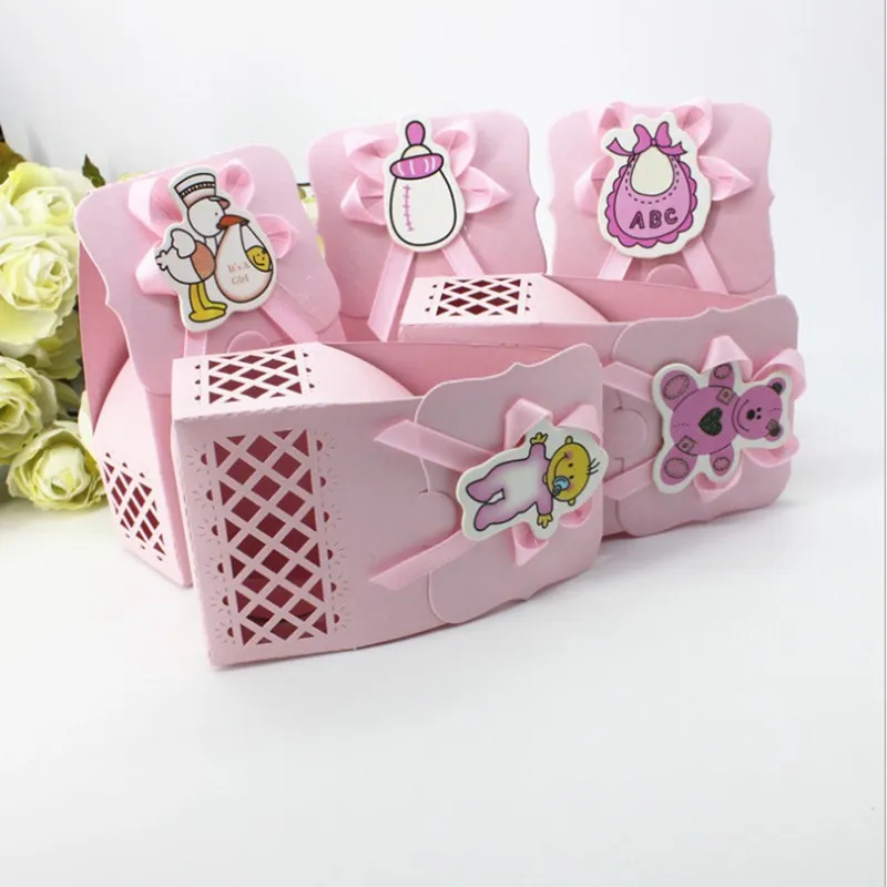 12 шт. 6 4x3 5x10 см Подарочная коробка DIYBaby для дня рождения первого года конфетный