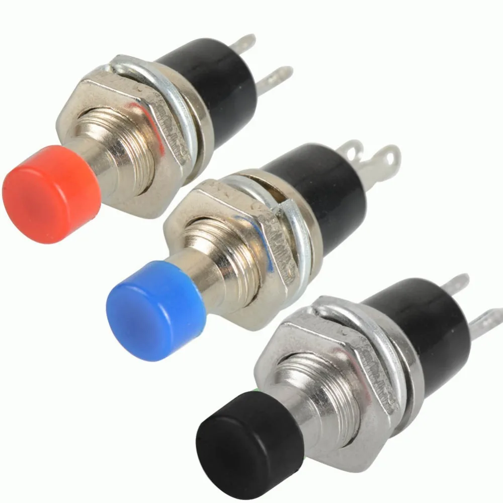 5pcs/Lot Lockless ON/OFF Push button Switch Press the reset switch VE062 P | Обустройство дома
