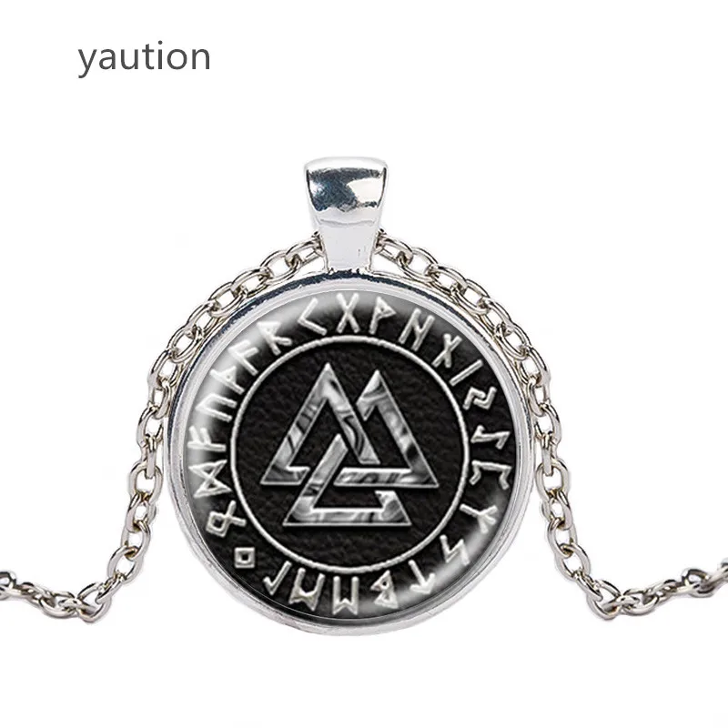 Норвежский Valknut языческий символ амулет кулон мужские ювелирные изделия