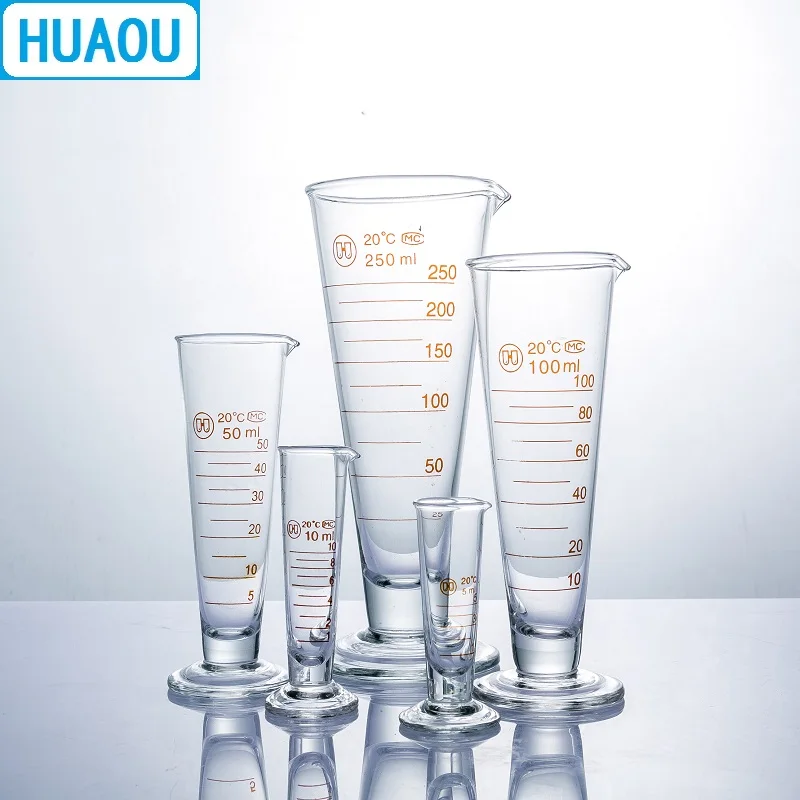 HUAOU 250 мл выпускные короткие линии с носиком измерительный стакан цилиндр