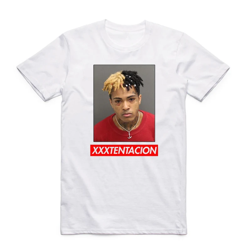Футболка в стиле хип хоп с принтом рэпера Xxxtentacion модная повседневная футболка