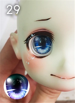 29 Новинка, 1 пара 10/12/14/16/18/20 мм BJD глаза для SD BJD кукольные глаза игрушки Аксессуары для куклы «сделай сам», детская игрушка - Цвет: 29