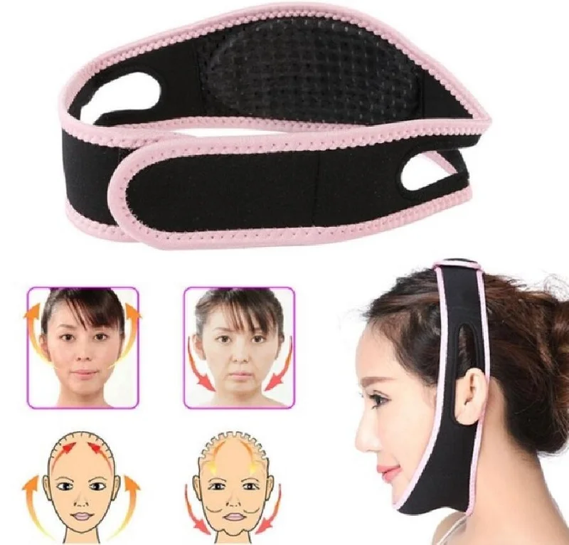 Мгновенный подтягивающий пояс для лица маска сна массаж похудения шейпер