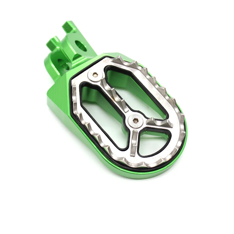 

For Kawasaki KX450F 2007-2015 KLX450 2008-2015 CNC Dirt Pit Pivot Bike Shark Tooth Foot Pegs Footpegs Footrests Pedals