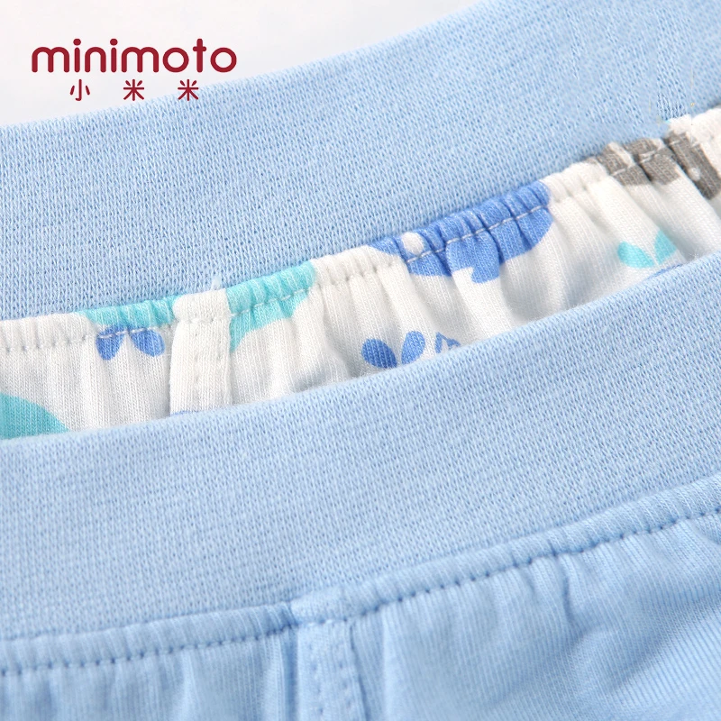 Minimoto 2pcs/lot Baby Underpants Children Panties Cotton Printed Boys Underwear Boxer Briefs Kid Underware Pants |