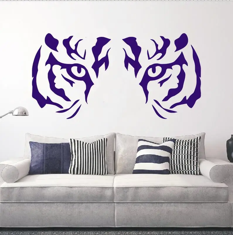 YOYOYU Art Home Decor тигра с животным хищником Наклейка на стену Виниловая наклейка для