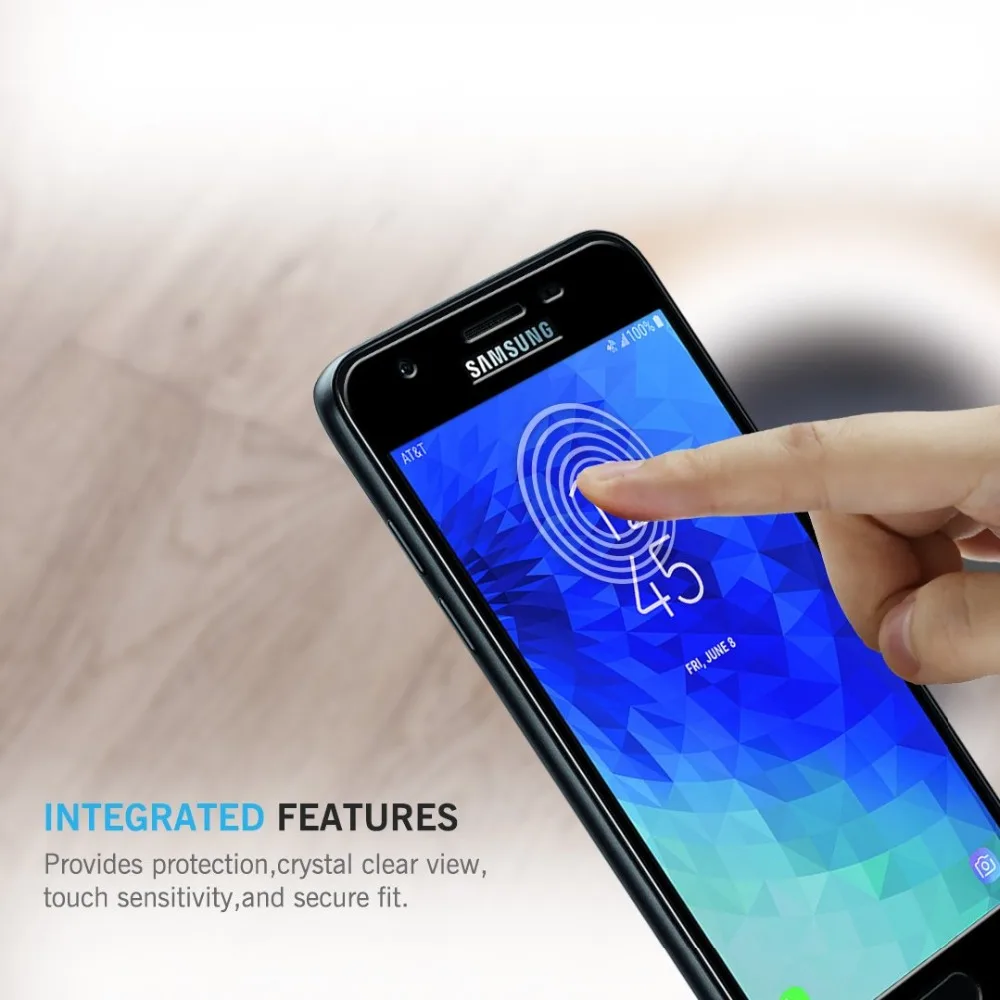 9H полное покрытие закаленное стекло для SAMSUNG Galaxy J7 2018 J737/J7 V/J7 Refine /J7 Crown Star/J7 Aero