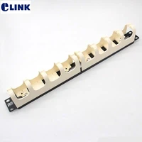 110 voice cable manager plate u ring fish bone type ethernet wire organizer horizontal for ftth 19 network rack cabinet elink