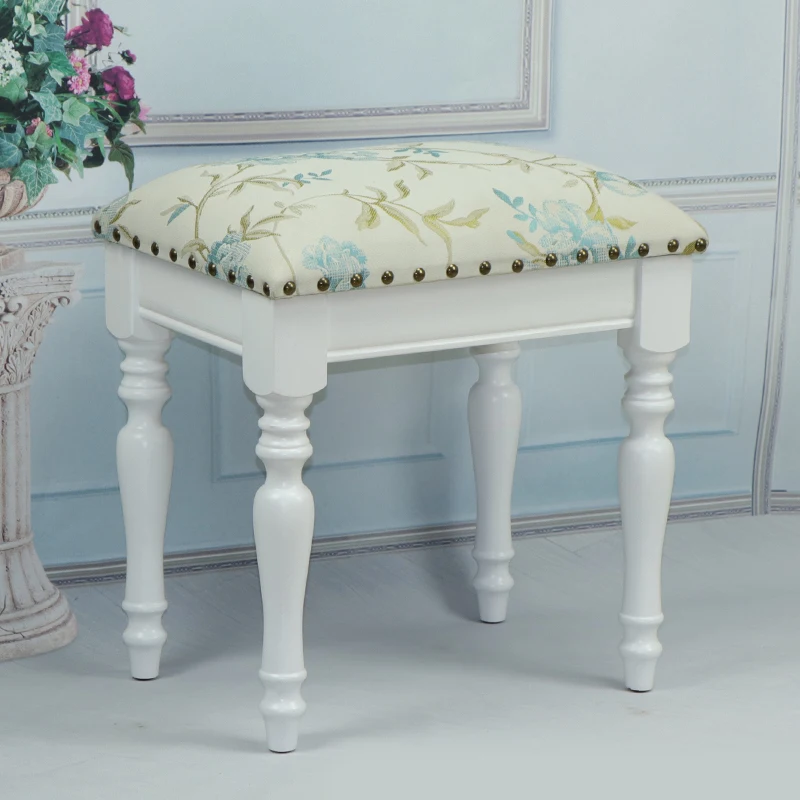 Твердый деревянный туалетный стул для макияжа простой и современная домашняя