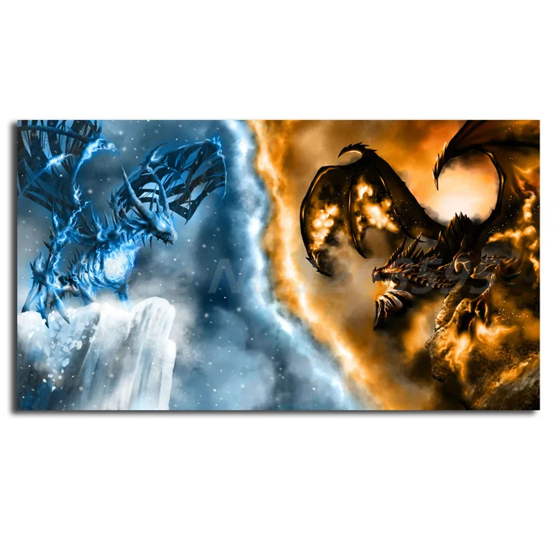 Обои World Of Warcrafts Fire HD настенные художественные плакаты на холсте печатные картины