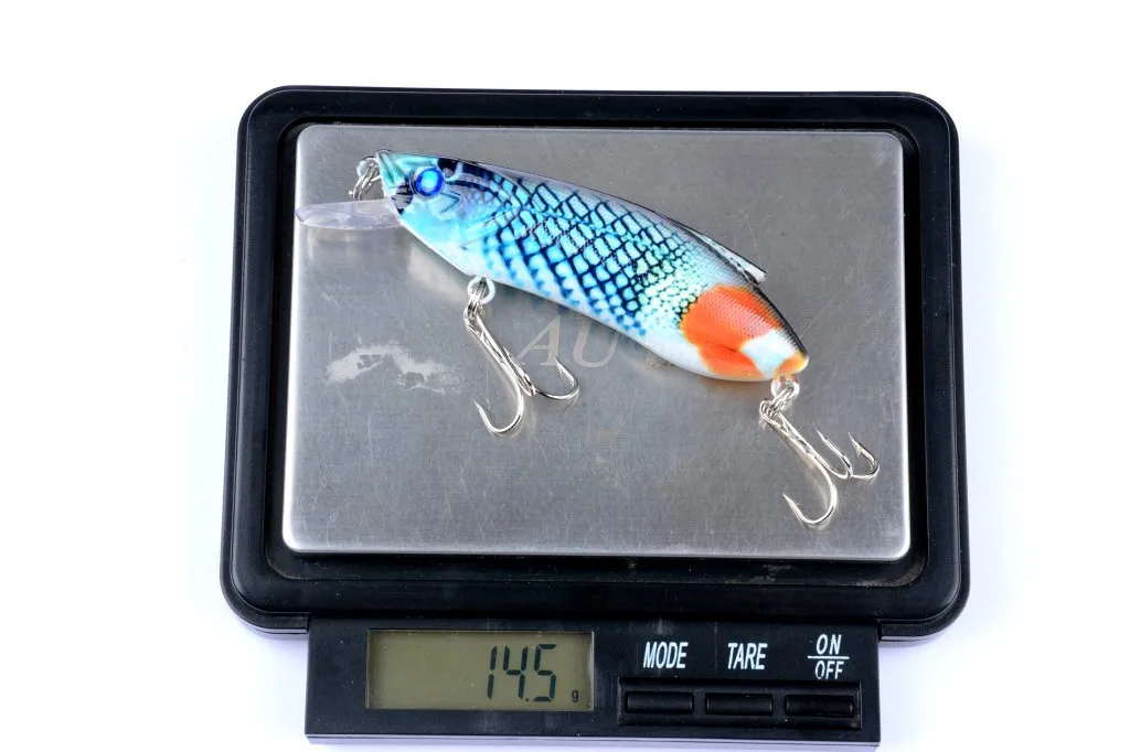 

1Pcs 8cm/14.5g 3D Painting Minnow Sea Fishing Baits Lure Artificial Hard Isca With 6# Hook Wobblers For Ocean River Fishing Gear